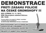 DEMONSTRACE PROTI ZÁSAHU POLICIE NA ČESKÉ GROWSHOPY !!!
