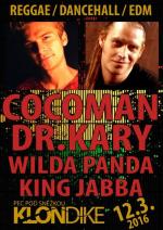 COCOMAN, DR.KARY, WILDA PANDA aka W23, KING JABBA