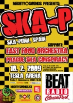 SKA-P (ESP) + Fast Food Orchestra a Prague Ska Conspiracy