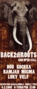 Back2diRoots - open 4 all..reggae, dub, raggajungle, jungle tekk