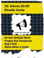 Prague Ska Conpiracy, All Star Refjúdží Band, Mario Bihári, Bug´n´Dub