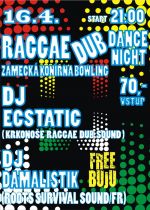 Reggae dub dance night