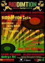 Riddimtion (UK) meets One-Off Rockers & Cerulo (SK)