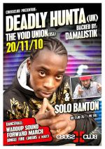 Reggaenerace  with Deadly Hunta (UK) & Solo Banton