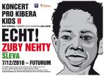 Koncert na podporu projektu Kibera Kids 4 Peace   aneb Echt knihovnu v keňském slumu postavíme zuby nehty!